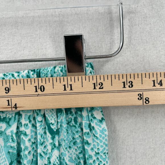 FEATHER AND FIND Paradisio Ruffle Top  and Relax Pant Set Womens XS Blue Python - Picture 16 of 16